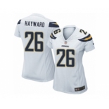 Women's Nike San Diego Chargers #26 Casey Hayward Limited White NFL Jersey