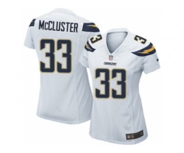 Women's Nike San Diego Chargers #33 Dexter McCluster Limited White NFL Jersey