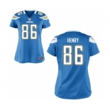 Women's Nike San Diego Chargers #86 Hunter Henry Electric Blue Alternate NFL Jersey