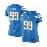 Women's Nike San Diego Chargers #99 Joey Bosa Electric Blue Alternate NFL Jersey