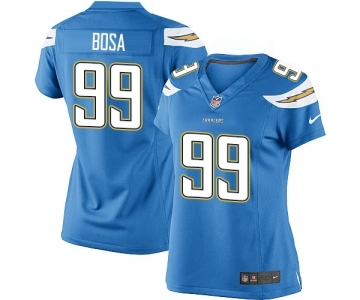 Women's Nike San Diego Chargers #99 Joey Bosa Electric Blue Alternate NFL Jersey