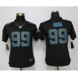 Womens Nike San Diego Chargers #99 Joey Bosa Impact Limited Black Jerseys