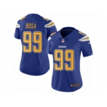 Women's Nike San Diego Chargers #99 Joey Bosa Limited Electric Blue Rush NFL Jersey