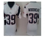 nike women nfl jerseys new england patriots #39 woodhea white[nike]