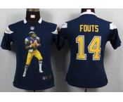 nike women nfl jerseys san diego chargers #14 fouts dk.blue[portrait fashion]