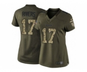 nike women nfl jerseys san diego chargers #17 philip rivers army green[nike Limited Salute To Service]