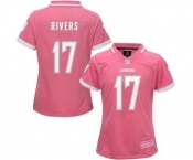 nike women nfl jerseys san diego chargers #17 philip rivers pink[nike 2015]