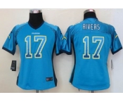 nike women nfl jerseys san diego chargers #17 rivers blue[nike drift fashion]