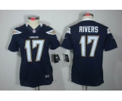 nike women nfl jerseys san diego chargers #17 rivers dk.blue[nike limited]