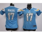 nike women nfl jerseys san diego chargers #17 rivers lt.blue[nike]