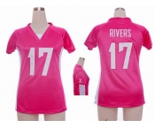 nike women nfl jerseys san diego chargers #17 rivers pink[draft him ii top]