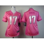 nike women nfl jerseys san diego chargers #17 rivers pink[nike love's]