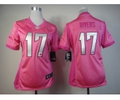 nike women nfl jerseys san diego chargers #17 rivers pink[nike love's]