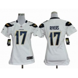 nike women nfl jerseys san diego chargers #17 rivers white[nike]