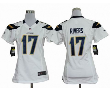 nike women nfl jerseys san diego chargers #17 rivers white[nike]