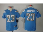 nike women nfl jerseys san diego chargers #23 jammer lt.blue[nike limited]