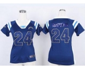 nike women nfl jerseys san diego chargers #24 mathews blue[fashion Rhinestone sequins]