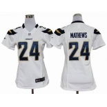 nike women nfl jerseys san diego chargers #24 mathews white[nike]