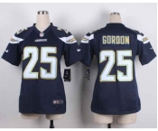 nike women nfl jerseys san diego chargers #25 goroon blue[nike]