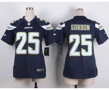 nike women nfl jerseys san diego chargers #25 goroon blue[nike]