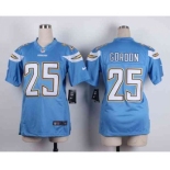 nike women nfl jerseys san diego chargers #25 goroon lt.blue[nike]