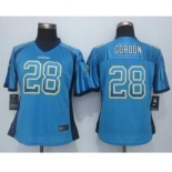 nike women nfl jerseys san diego chargers #28 gordon lt.blue[Elite drift fashion]