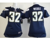 nike women nfl jerseys san diego chargers #32 weddile dk.blue[nike limited]