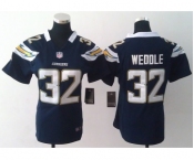 nike women nfl jerseys san diego chargers #32 weddile dk.blue[nike]