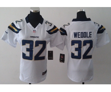 nike women nfl jerseys san diego chargers #32 weddile white[nike]