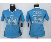 nike women nfl jerseys san diego chargers #32 weddle blue[Strobe Limited]