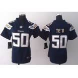 nike women nfl jerseys san diego chargers #50 manti teo dk.blue[new nike]