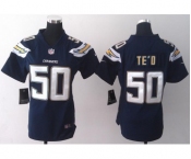 nike women nfl jerseys san diego chargers #50 manti teo dk.blue[new nike]