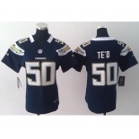 nike women nfl jerseys san diego chargers #50 manti teo dk.blue[nike]