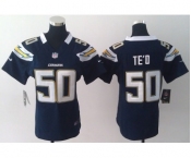 nike women nfl jerseys san diego chargers #50 manti teo dk.blue[nike]