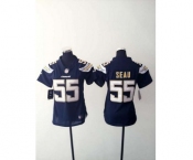 nike women nfl jerseys san diego chargers #55 seau blue[new nike]