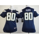 nike women nfl jerseys san diego chargers #80 floyd dk.blue[nike limited]