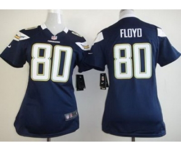 nike women nfl jerseys san diego chargers #80 floyd dk.blue[nike limited]