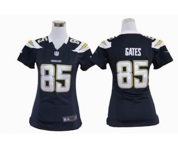 nike women nfl jerseys san diego chargers #85 gates dk.blue[nike]