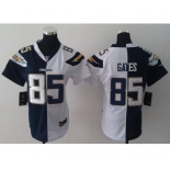 nike women nfl jerseys san diego chargers #85 gates white-blue[nike split]