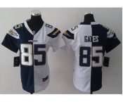 nike women nfl jerseys san diego chargers #85 gates white-blue[nike split]