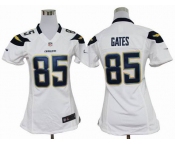 nike women nfl jerseys san diego chargers #85 gates white[nike]