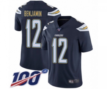 Youth Los Angeles Chargers #12 Travis Benjamin Navy Blue Team Color Vapor Untouchable Limited Player 100th Season Football Jersey