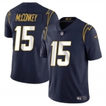 Youth Los Angeles Chargers #15 Ladd McConkey Navy 2024 Draft Vapor Limited Football Stitched Jersey