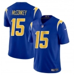 Youth Los Angeles Chargers #15 Ladd McConkey Royal 2024 Draft Vapor Limited Football Stitched Jersey