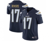 Youth Los Angeles Chargers #17 Philip Rivers Navy Blue Team Color Vapor Untouchable Limited Player Football Jersey