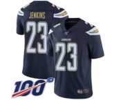 Youth Los Angeles Chargers #23 Rayshawn Jenkins Navy Blue Team Color Vapor Untouchable Limited Player 100th Season Football Jersey