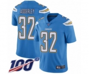 Youth Los Angeles Chargers #32 Nasir Adderley Electric Blue Alternate Vapor Untouchable Limited Player 100th Season Football Jersey