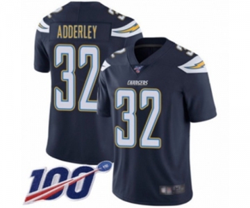 Youth Los Angeles Chargers #32 Nasir Adderley Navy Blue Team Color Vapor Untouchable Limited Player 100th Season Football Jersey