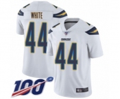 Youth Los Angeles Chargers #44 Kyzir White Vapor Untouchable Limited Player 100th Season Football Jersey