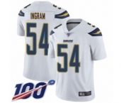 Youth Los Angeles Chargers #54 Melvin Ingram White Vapor Untouchable Limited Player 100th Season Football Jersey